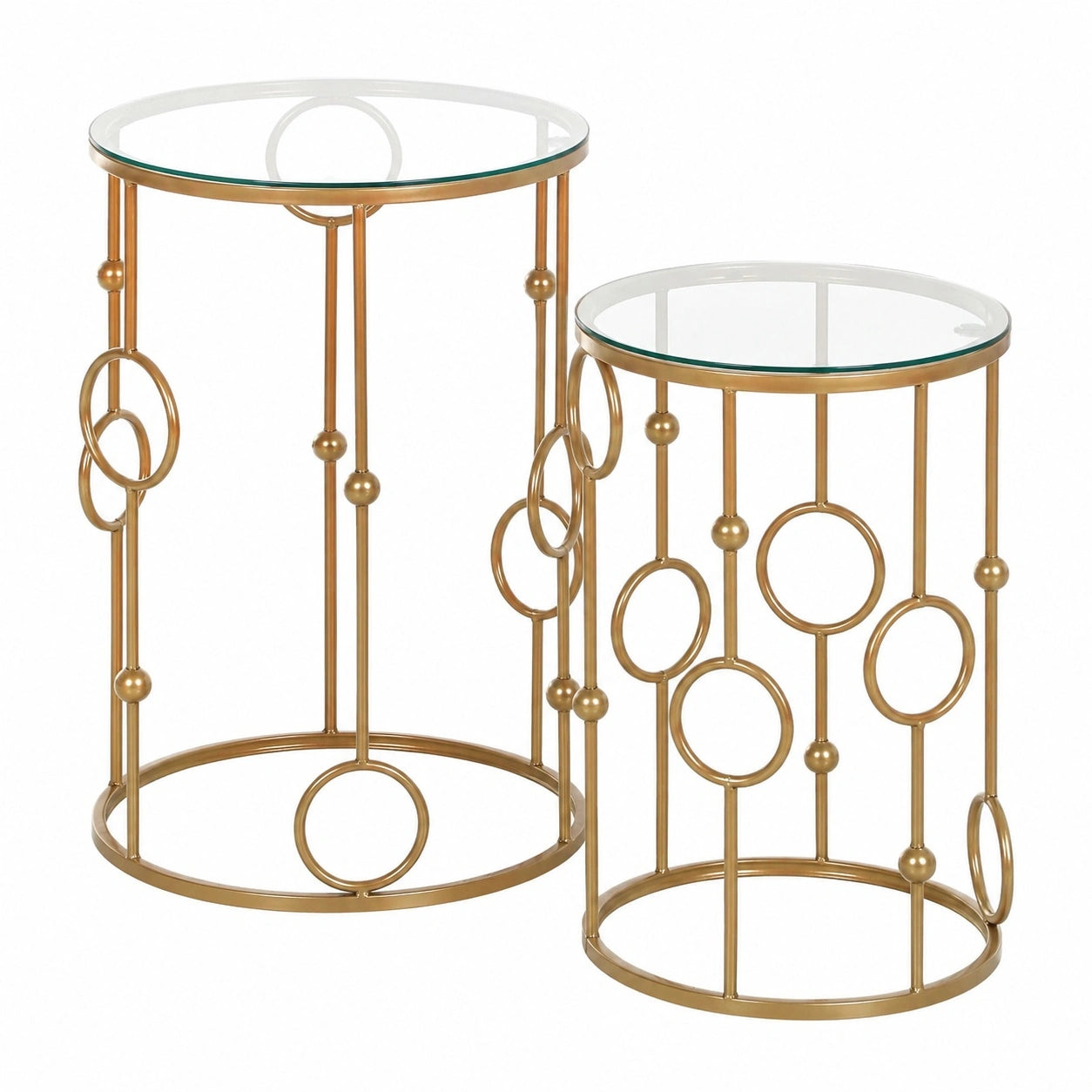 lot-de-2-tables-basses-rondes-en-metal-dore-et-verre-trempe-icdys11638ib